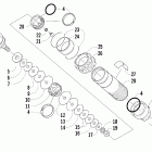 Jaguar Z1 Rear suspension front arm shock absorber (internat...