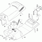 Z 370 Топливный бак ,сиденье и задний фонарь