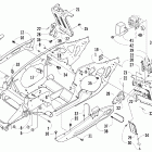 Crossfire 1000 EFI Передняя рама и подножки
