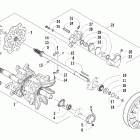440 SP R Вал приводной трака и тормоза