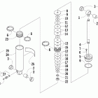 Jaguar Z1 Rear suspension rear arm shock absorber (internati...