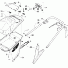 F8 EFI SP Задний бампер, багажник и задний фонарь