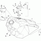 F5 EFI LXR Топливный бак