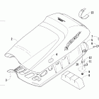 Crossfire 1000 EFI Сидение (sno pro)