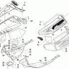 F6 EFI LXR Поддон и обтекатели
