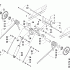 Jaguar Z1 EB Задняя подвеска , задний рычаг