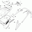 F6 EFI SP Задний бампер, багажник и задний фонарь