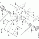 Jaguar Z1 Rear suspension rear arm assembly (international b...