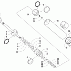 M8 EFI Задняя подвеска ,задний амортизатор (sno pro)