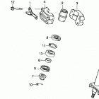 TRX300EX Рулевой вал