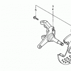 TRX300EX Кулак поворотный