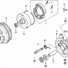 TRX90 Rear brake drum
