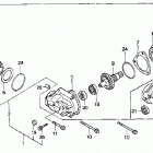 TRX300 Side gear case