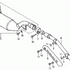 TRX300EX Глушитель