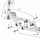 TRX90 Передний рычаг