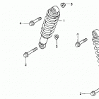 TRX300 Передние аммортизаторы