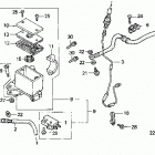 TRX300EX Главный тормозной цилиндр - передний