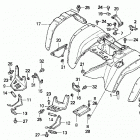 TRX300 Заднее крыло