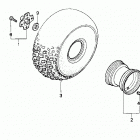TRX300 Заднее колесо