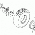 TRX300EX Переднее колесо