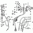 TRX300EX Рулевые переключатели и троса