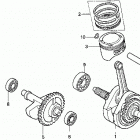 TRX300EX Коленвал