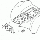 TRX300EX Заднее крыло