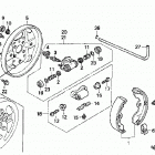 TRX300 Front brake panel (1)