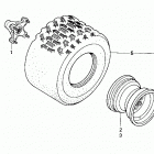 TRX300EX Заднее колесо