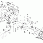 Crossfire 700 EFI WY Вариатор и опора двигателя