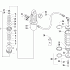 ZR 900 EFI SP Задняя  подвеска, передний амортизатор