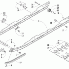 Crossfire 600 EFI Рельс скольжения и гусеница