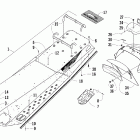 Crossfire 700 EFI IPM Тоннель, задний бампер, задний фонарь