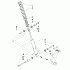 M5 EFI Передний амортизатор