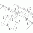 Firecat 500 SP Задняя подвеска , задний рычаг