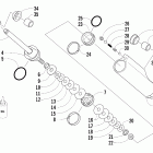 Sabercat 500 Задняя подвеска ,задний амортизатор
