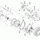 Crossfire 700 EFI SP Drive train and brake assemblies