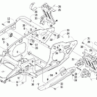Crossfire 700 EFI SP Передняя рама и подножки