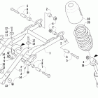 Crossfire 700 EFI IPM Задняя подвеска , амортизатор