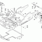 King Cat 900 EFI Передняя рама и подножки