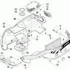 ZR 900 EFI SP Обтекатель и передний бампер