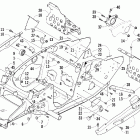 Sabercat 600 EFI Передняя рама и подножки