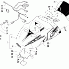 F120 Капот, фара и  ветровое  стекло