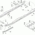 Crossfire 700 EFI SP Рельс скольжения и гусеница