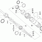 M7 Задняя  подвеска, передний амортизатор