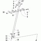 ZR 900 EFI Вал руля