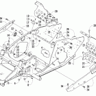 Firecat 500 SP Передняя рама и подножки