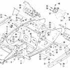 Firecat 600 EFIr Передняя рама и подножки