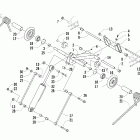 Sabercat 700 EFI Rear suspension rear arm assembly (ext / internati...