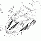 Crossfire 600 EFI Капот и ветровое стекло
